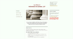 Desktop Screenshot of hollenbecklaw.com